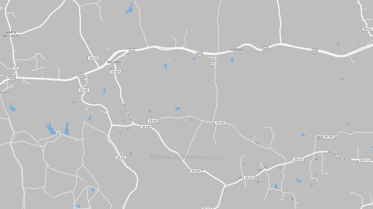Bike Grade map of 23894, VA