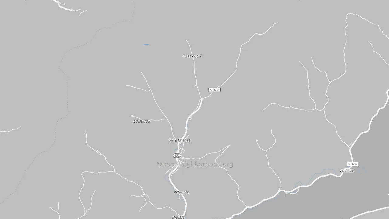 Bike Grade map of 24282, VA