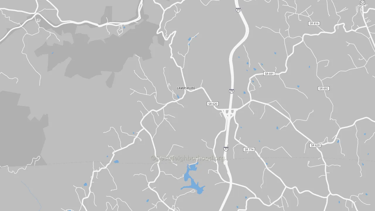 Bike Grade map of 24351, VA