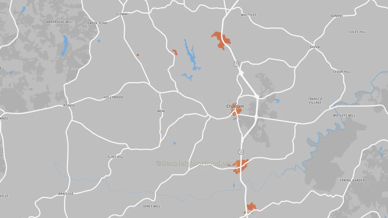 Bike Grade map of 24531, VA