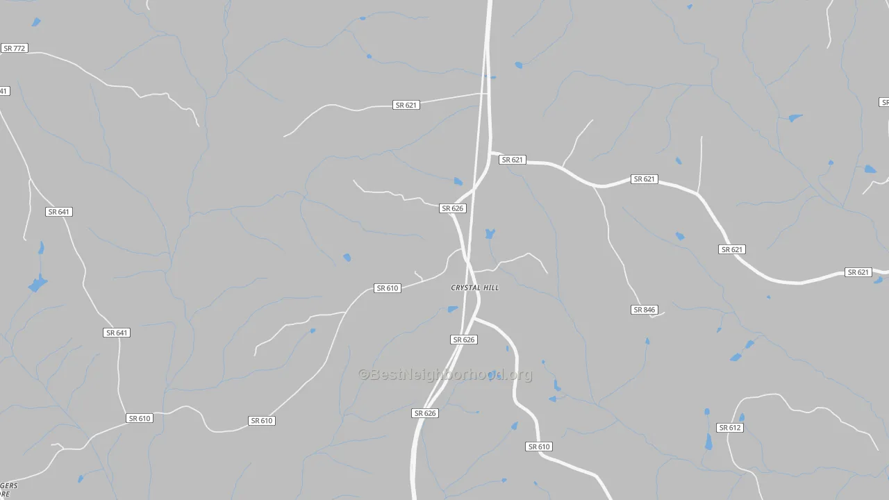 Bike Grade map of 24539, VA