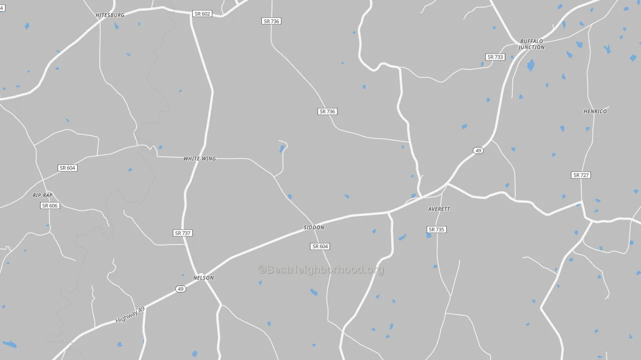 Bike Grade map of 24580, VA