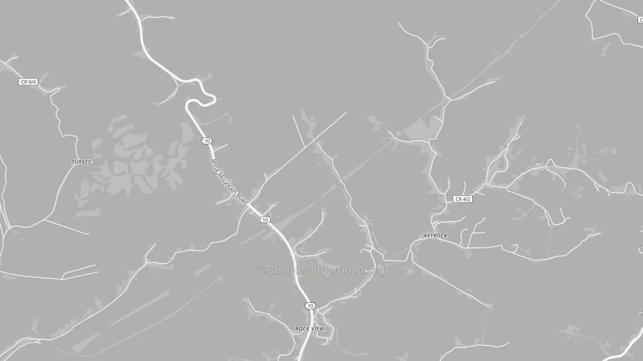 Bike Grade map of 24880, WV