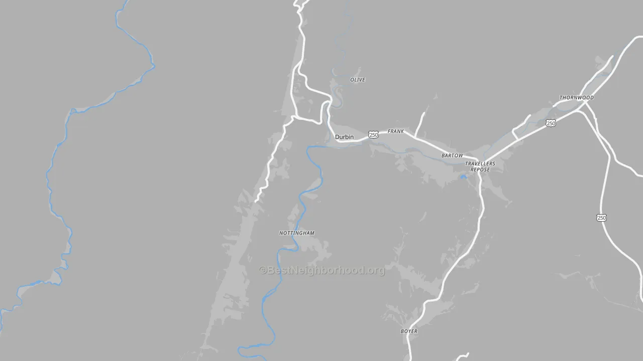Bike Grade map of 26264, WV