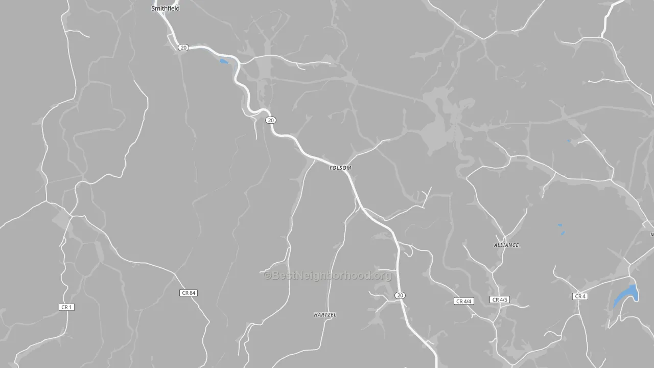 Bike Grade map of 26348, WV