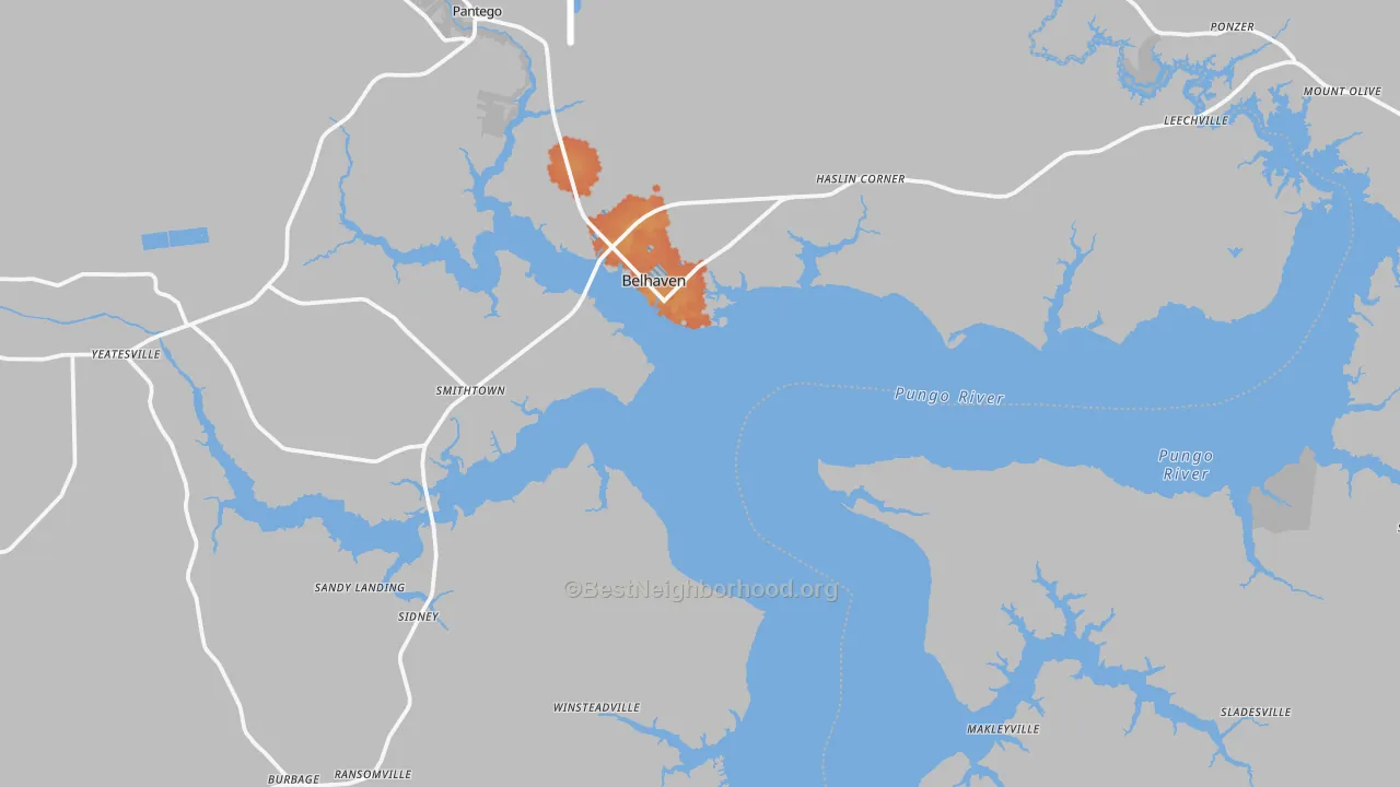 Bike Grade map of 27810, NC