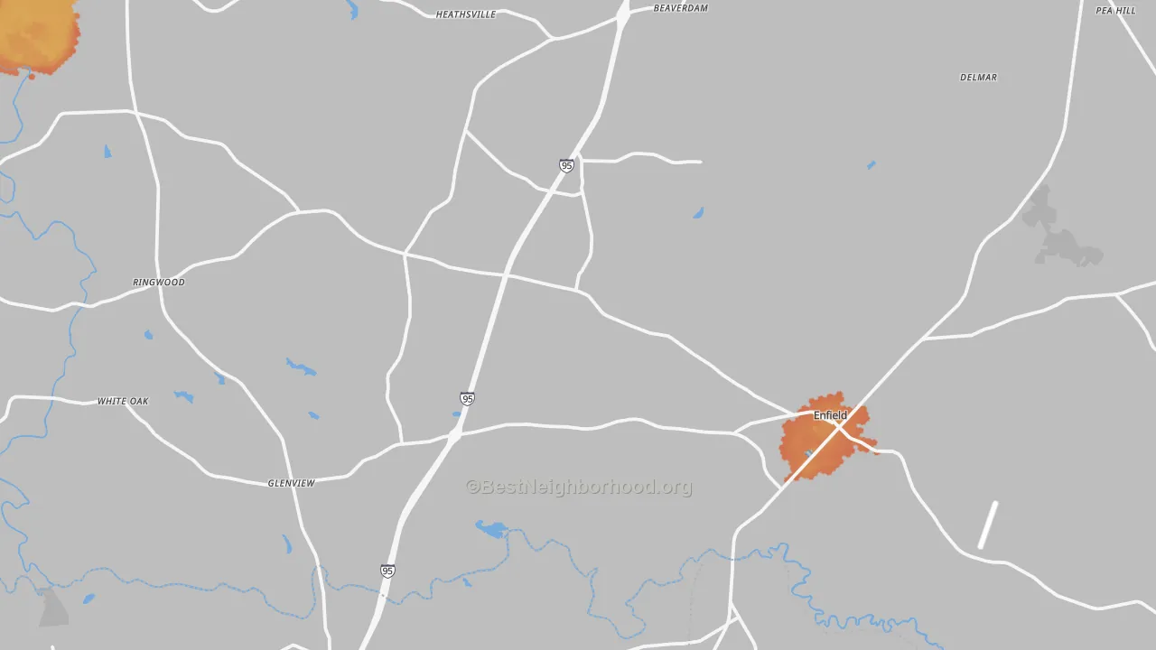 Bike Grade map of 27823, NC
