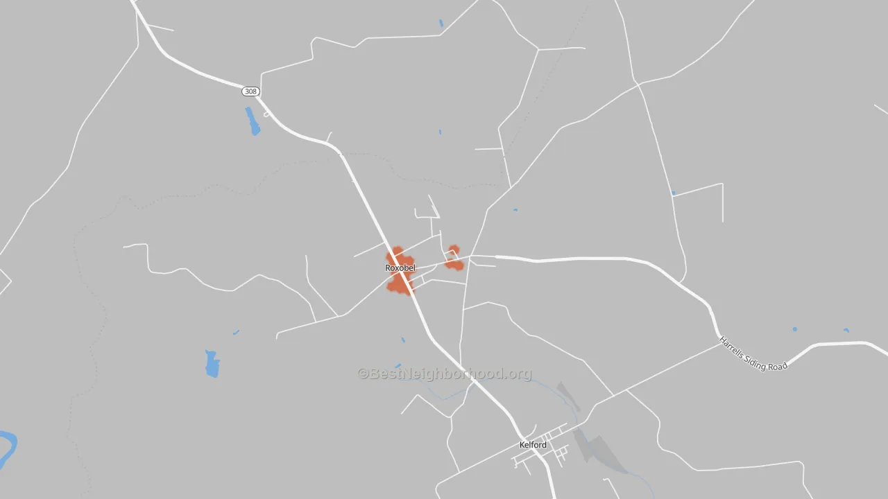 Bike Grade map of 27872, NC