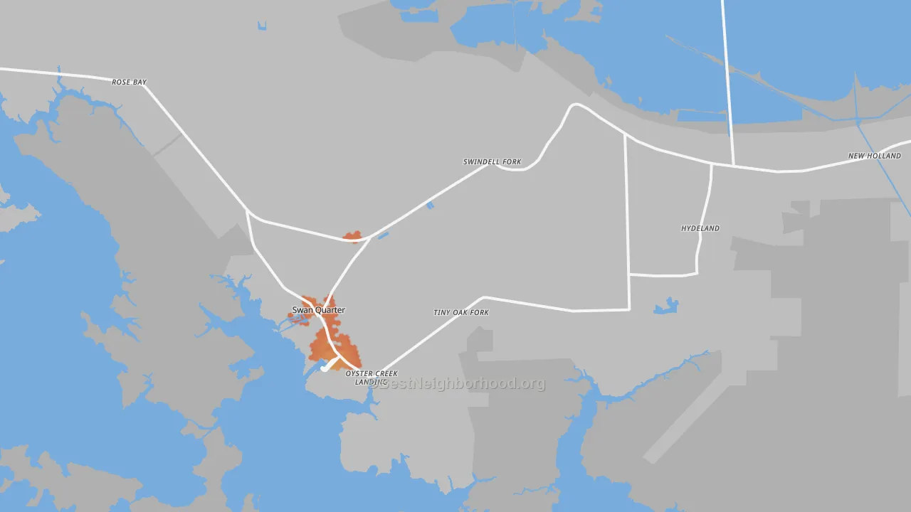 Bike Grade map of 27885, NC