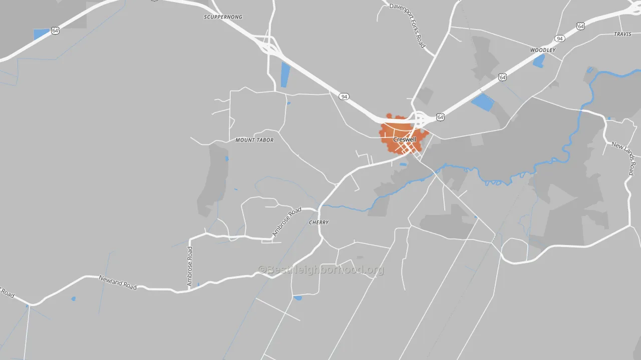 Bike Grade map of 27928, NC