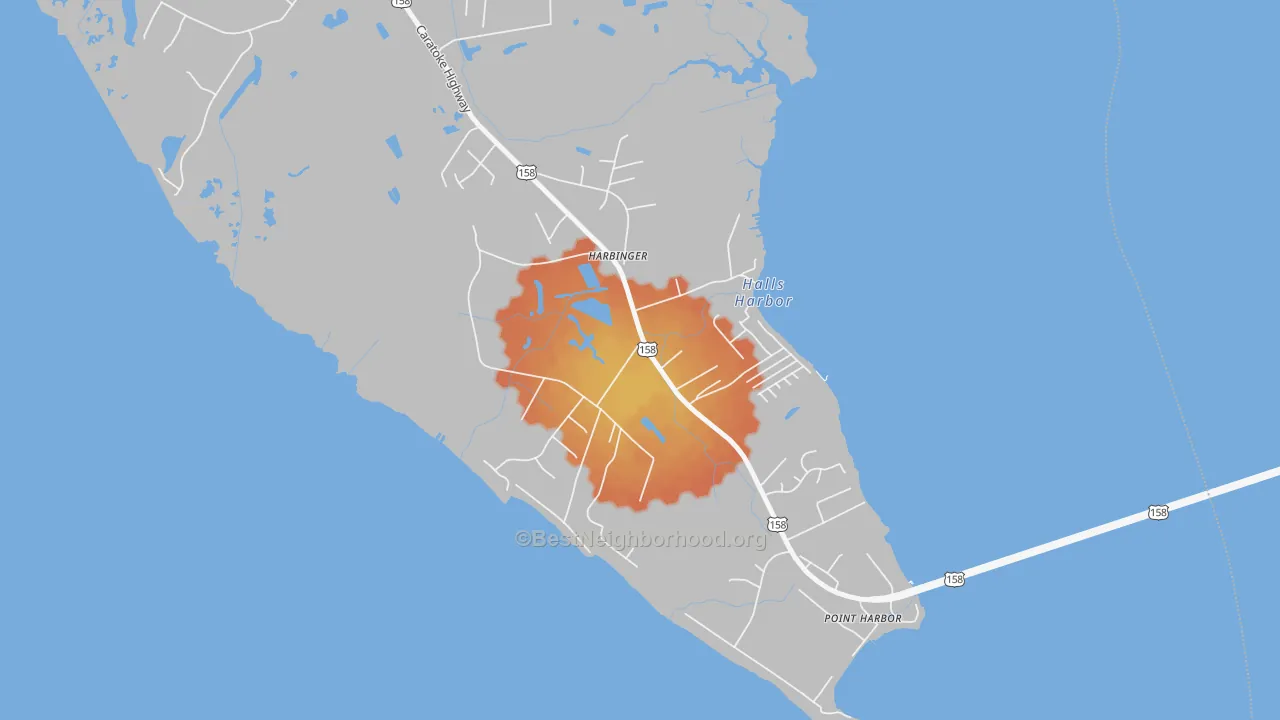 Bike Grade map of 27941, NC