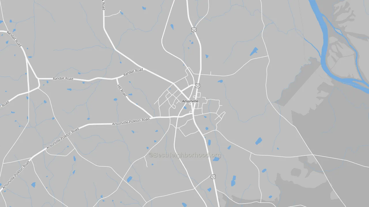 Bike Grade map of 28007, NC