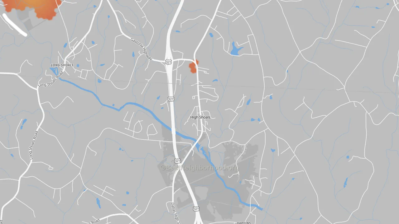 Bike Grade map of 28077, NC