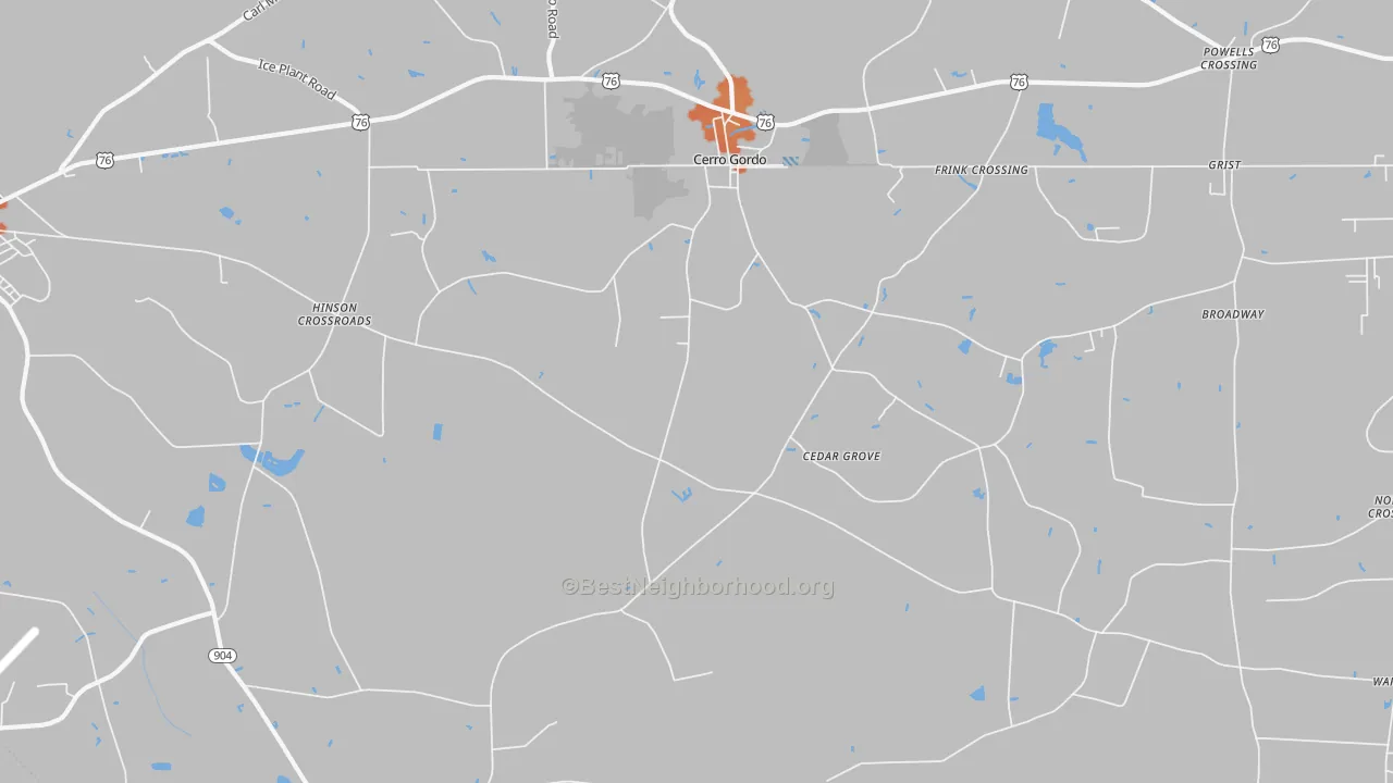 Bike Grade map of 28430, NC