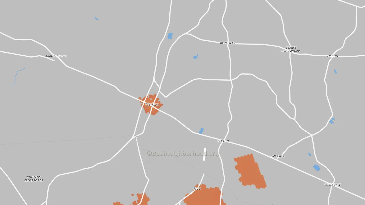 Bike Grade map of 28433, NC