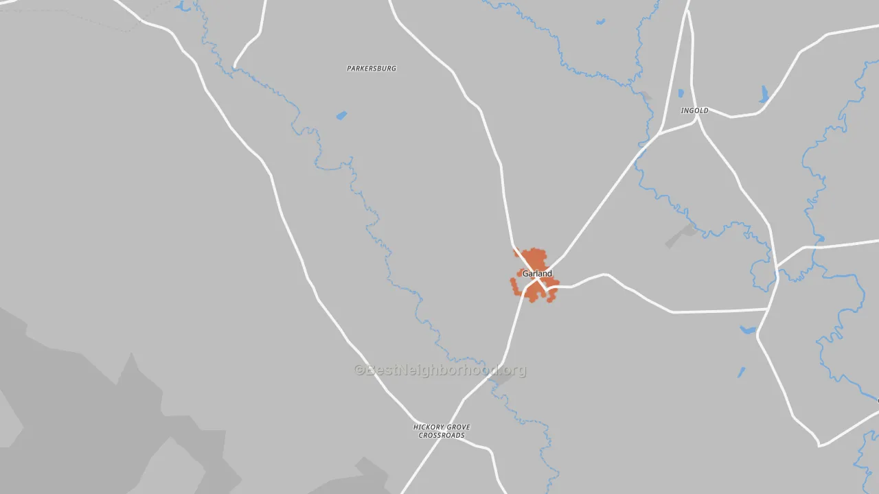 Bike Grade map of 28441, NC