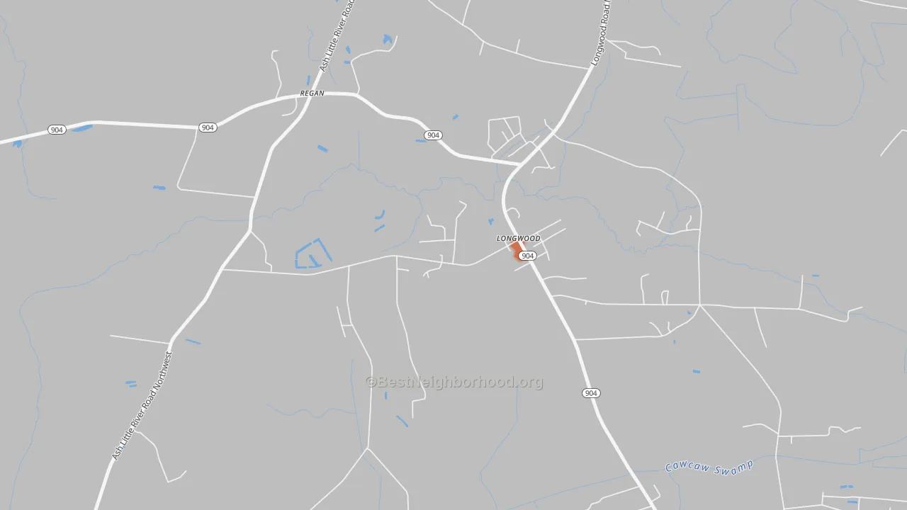 Bike Grade map of 28452, NC