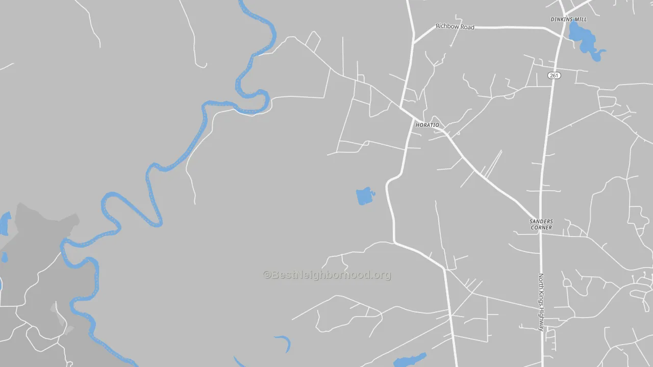 Bike Grade map of 29062, SC