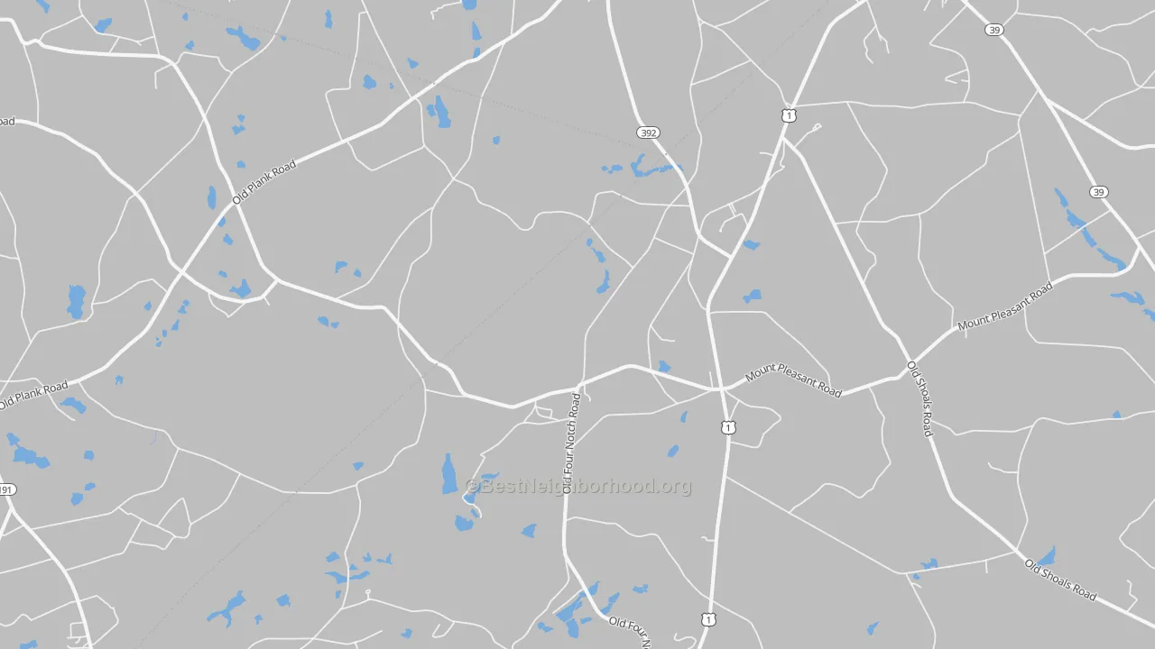 Bike Grade map of 29129, SC