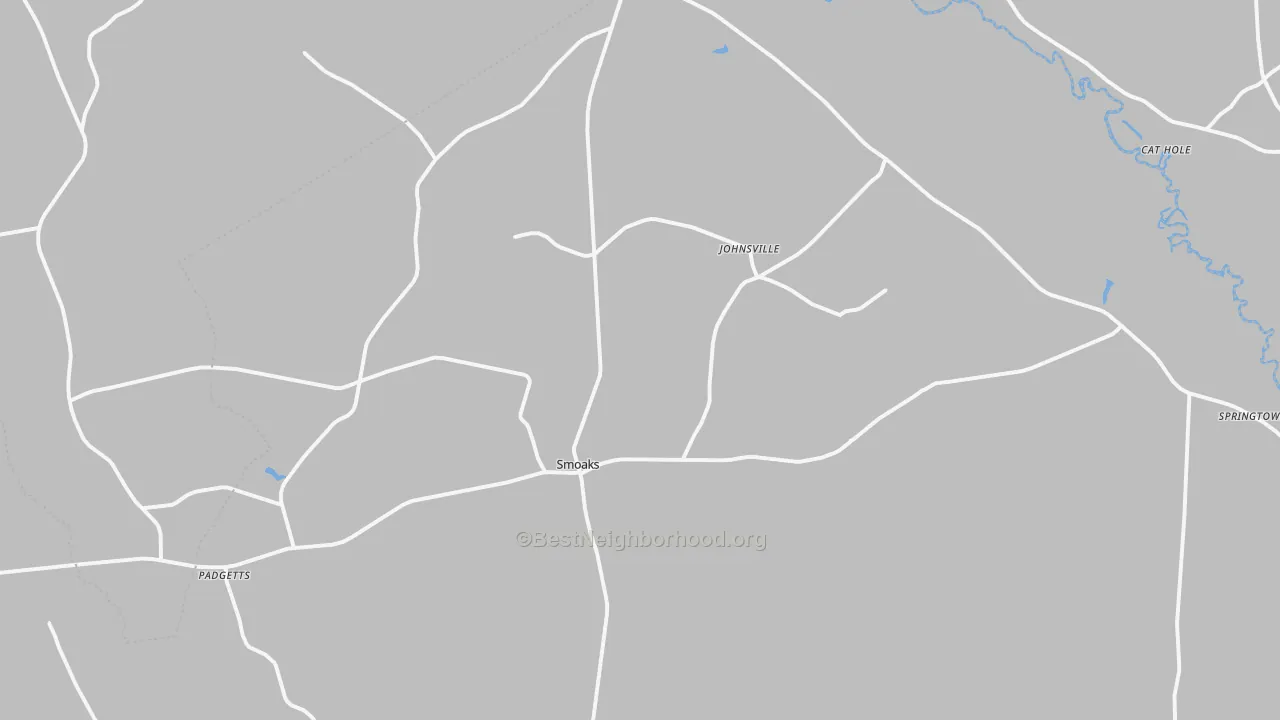 Bike Grade map of 29481, SC