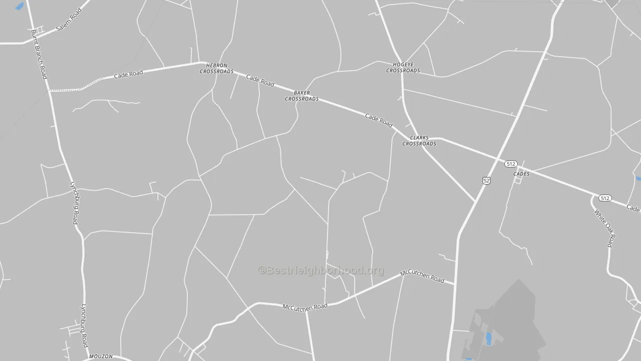 Bike Grade map of 29518, SC