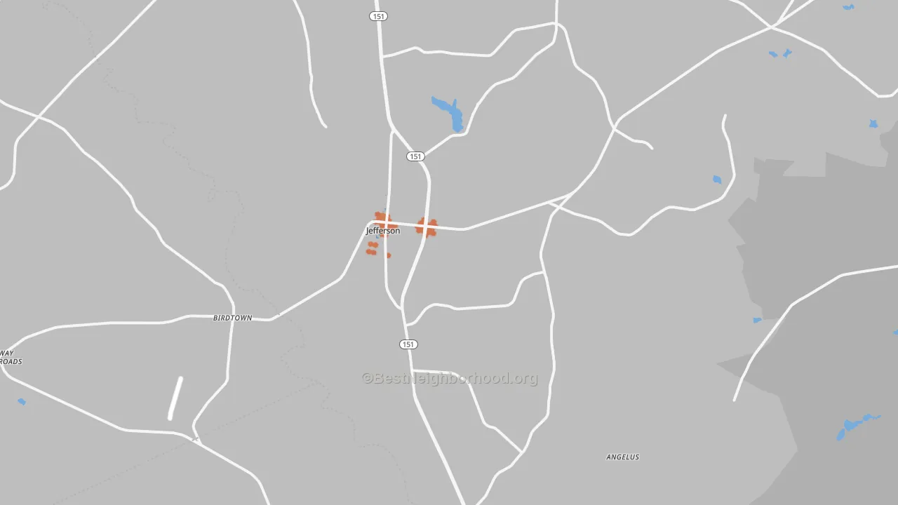 Bike Grade map of 29718, SC