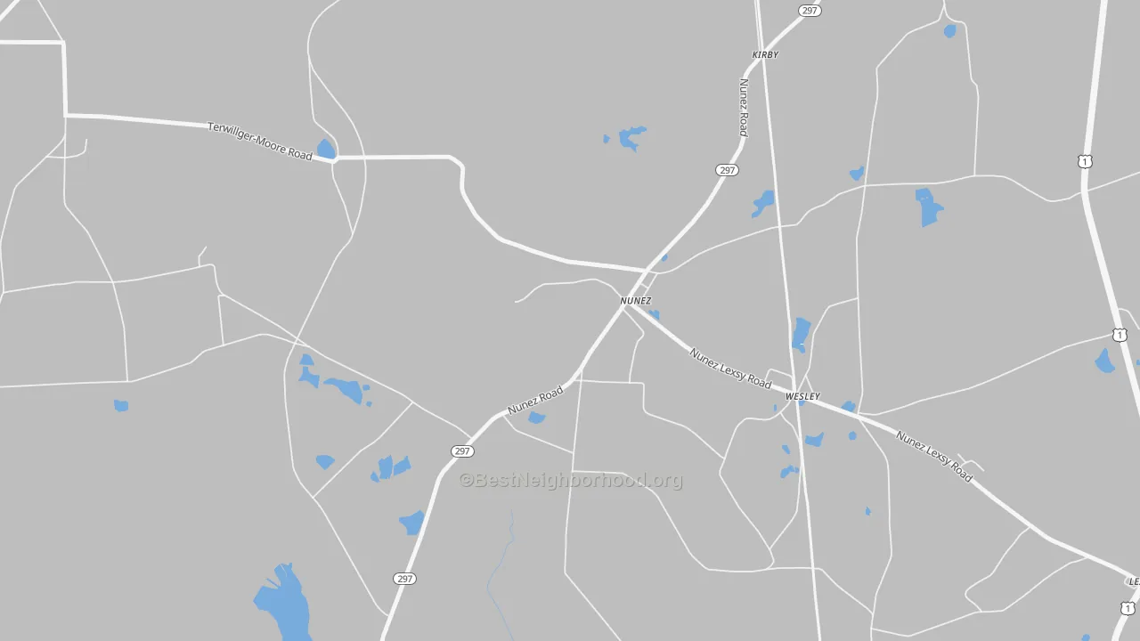 Bike Grade map of 30448, GA