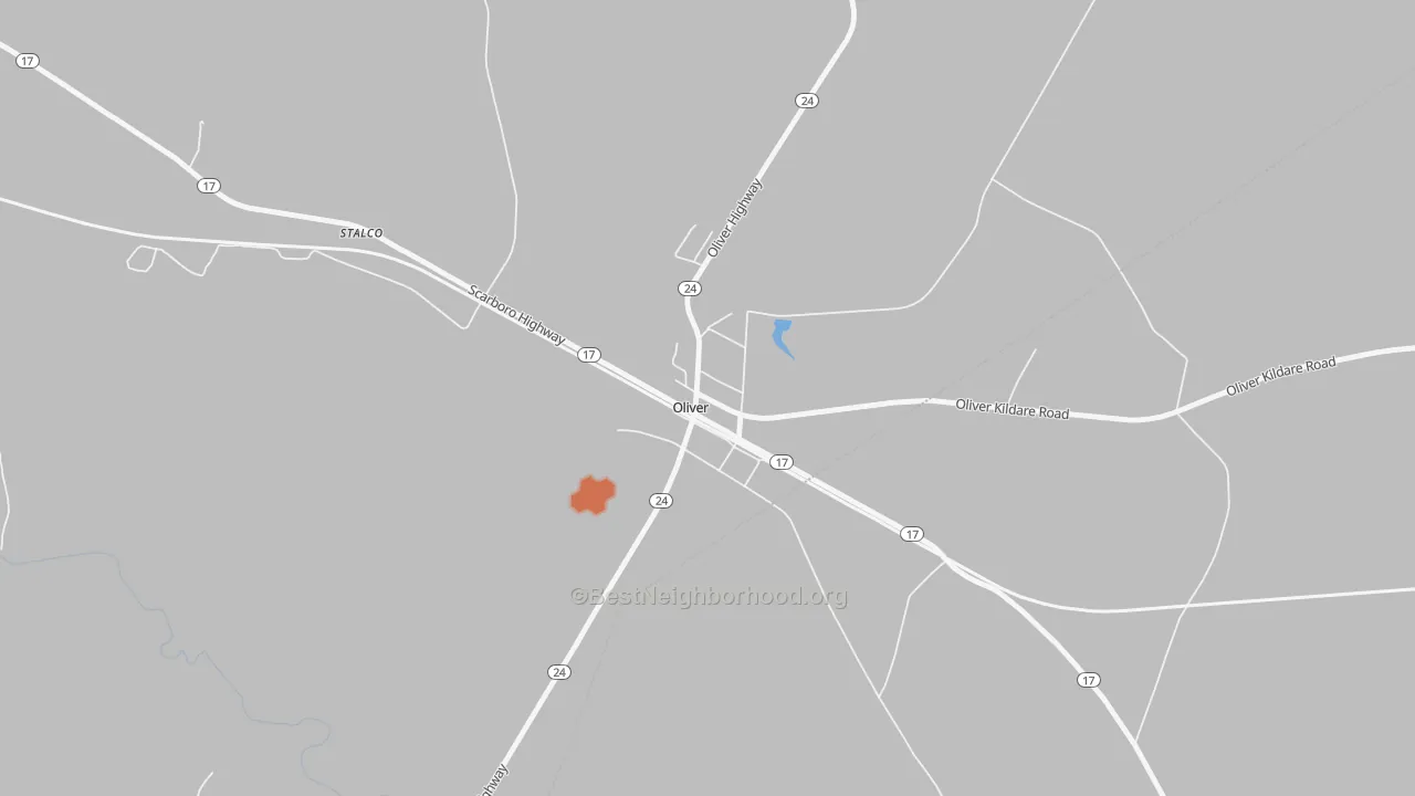 Bike Grade map of 30449, GA