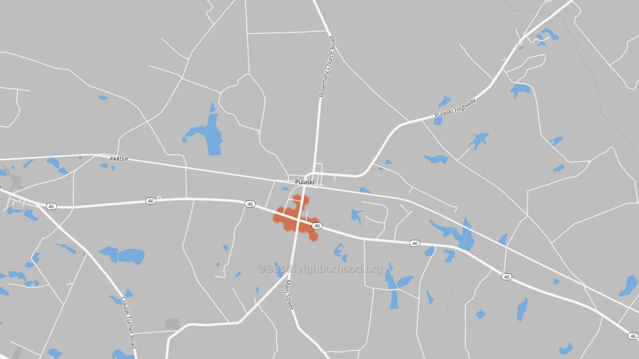 Bike Grade map of 30451, GA