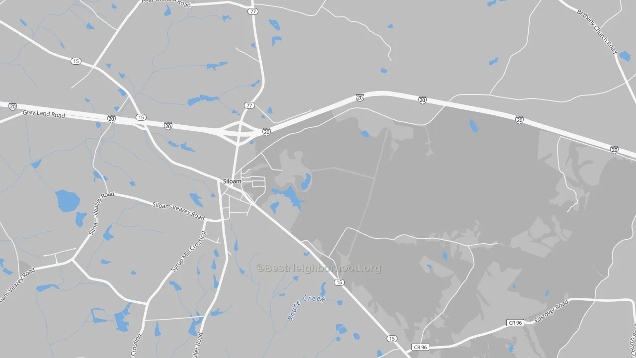 Bike Grade map of 30665, GA