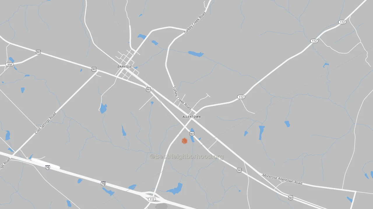 Bike Grade map of 31003, GA