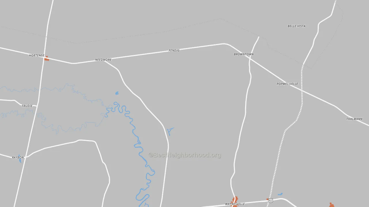 Bike Grade map of 31543, GA