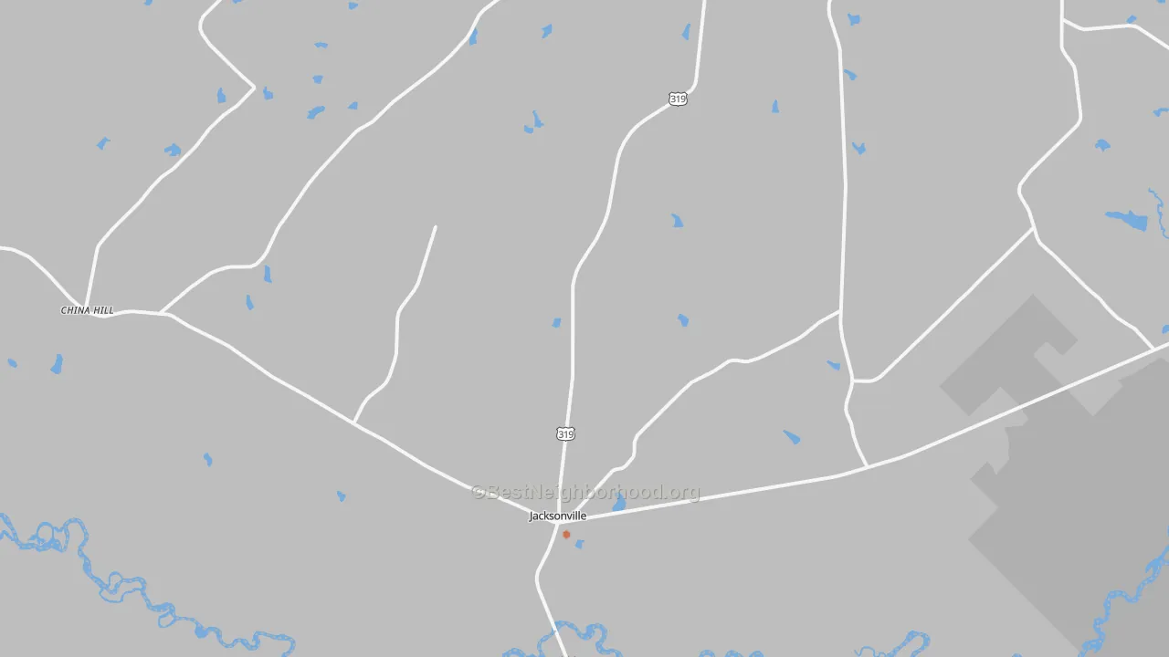 Bike Grade map of 31544, GA