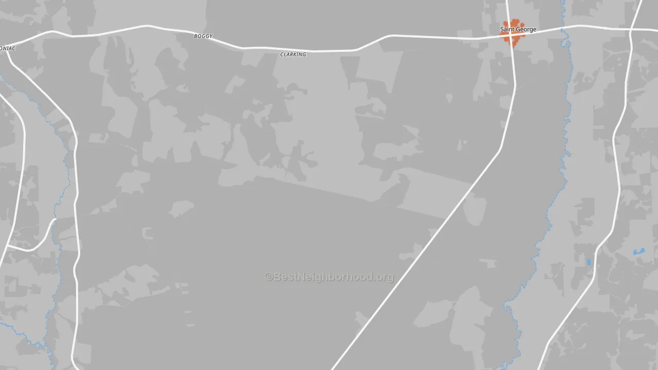 Bike Grade map of 31562, GA