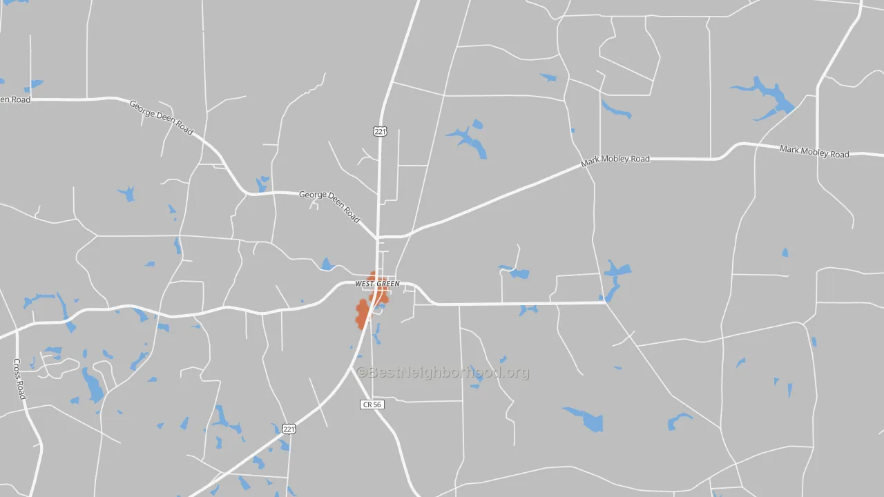 Bike Grade map of 31567, GA