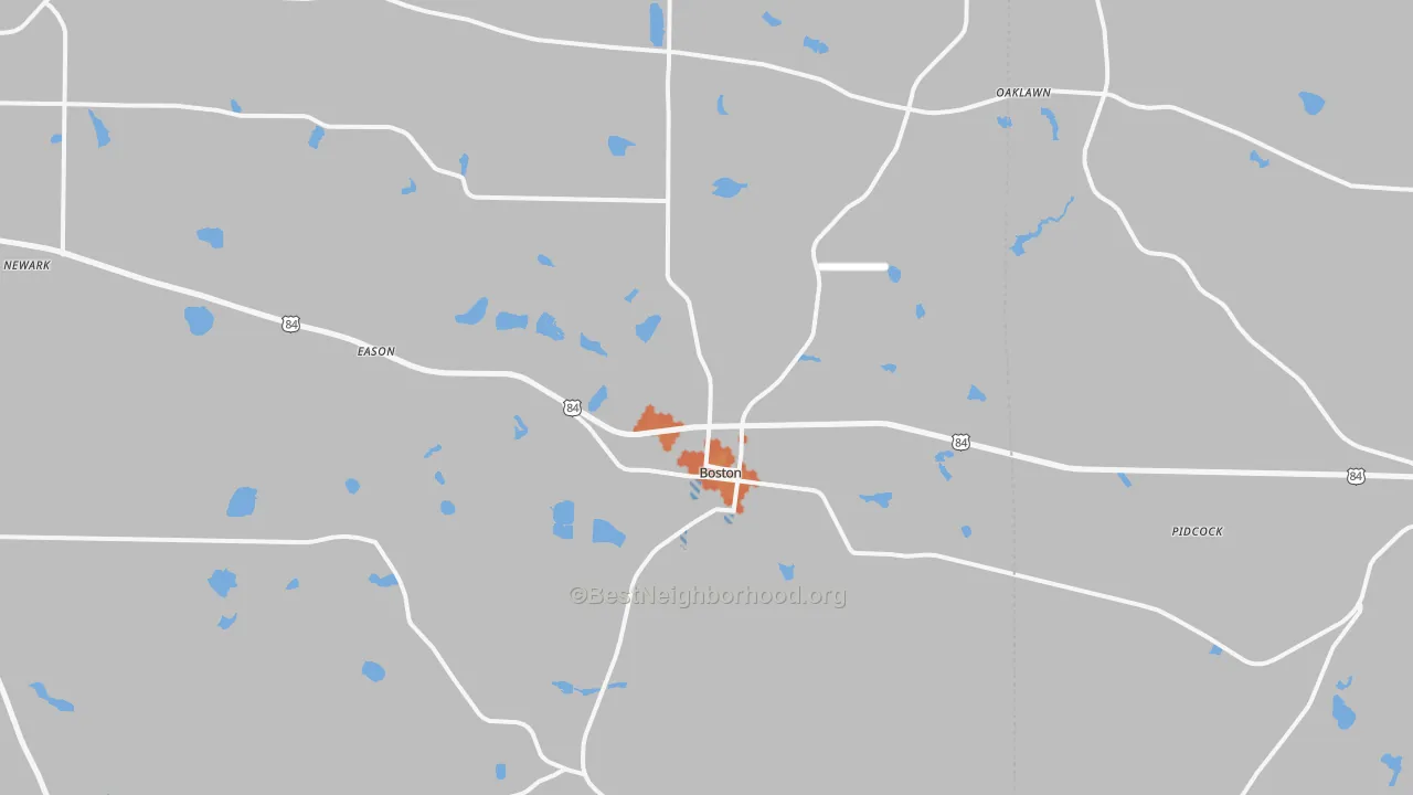 Bike Grade map of 31626, GA
