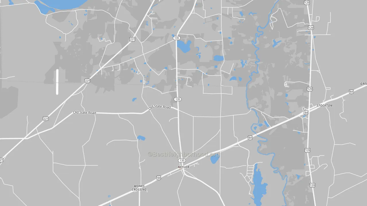 Bike Grade map of 31641, GA