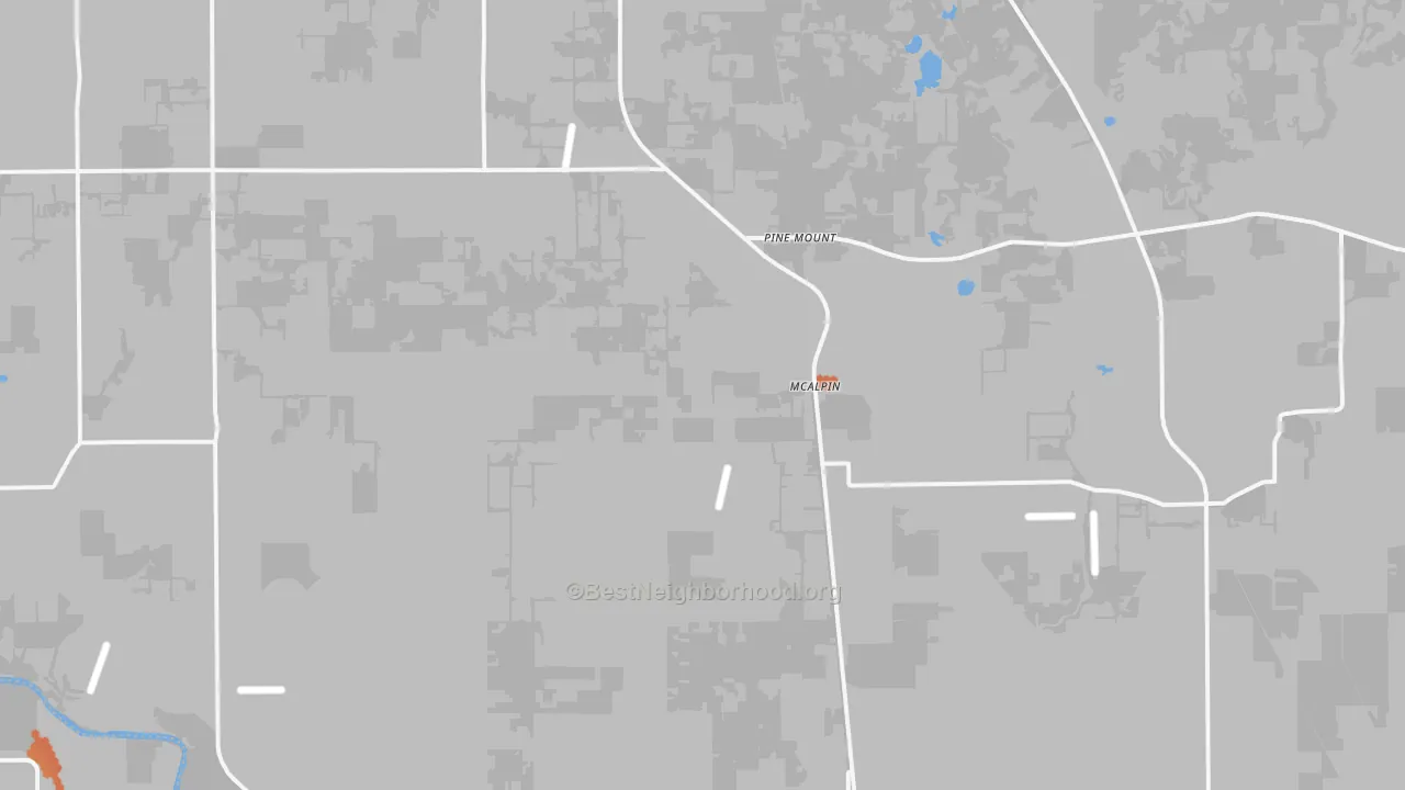 Bike Grade map of 32062, FL