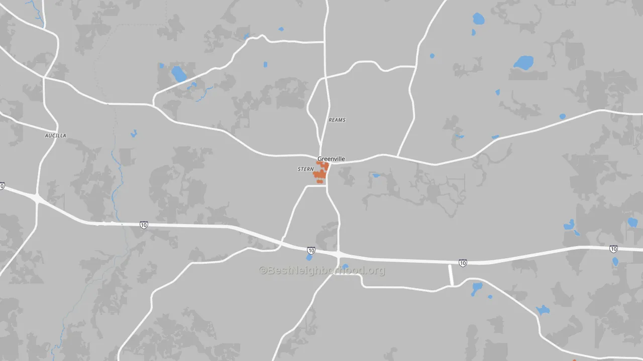 Bike Grade map of 32331, FL