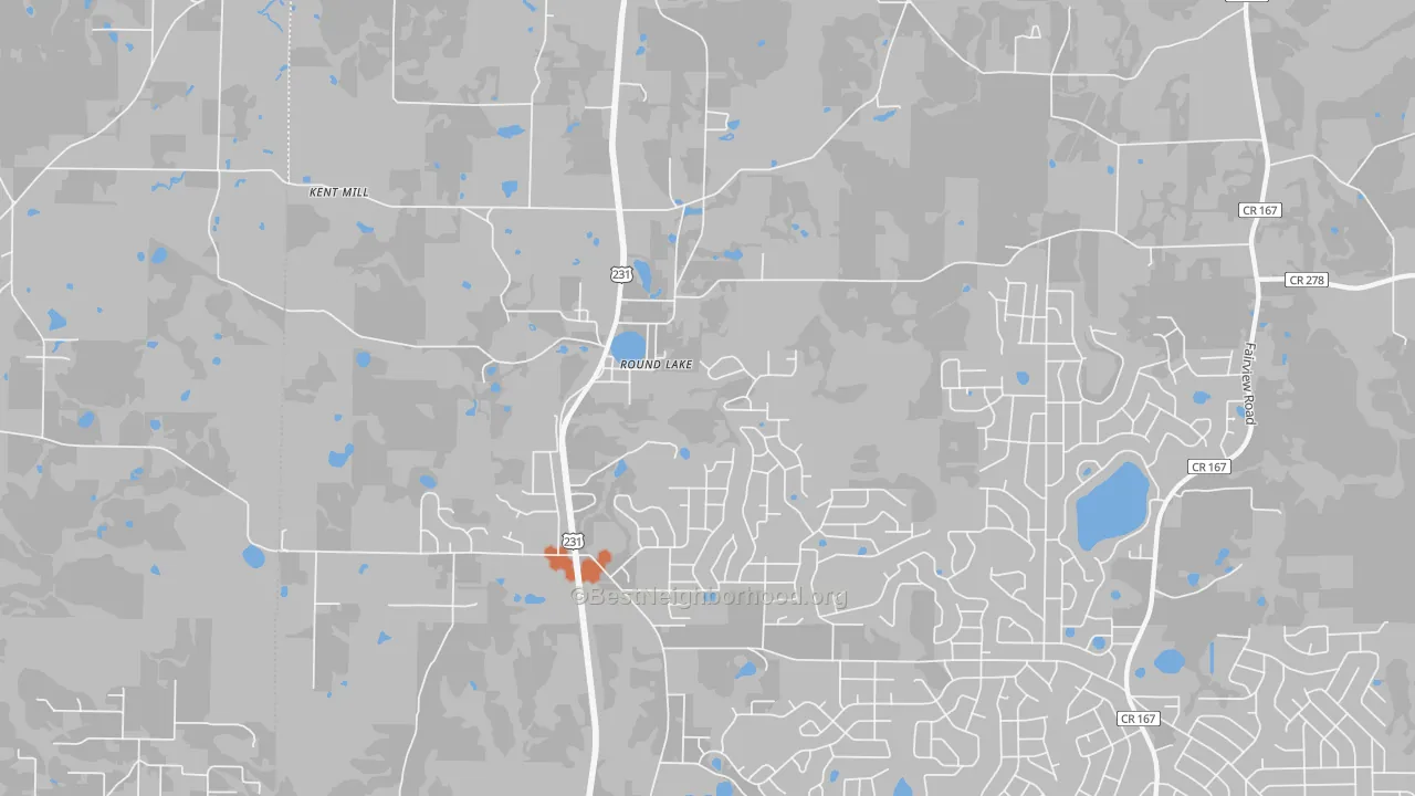 Bike Grade map of 32420, FL