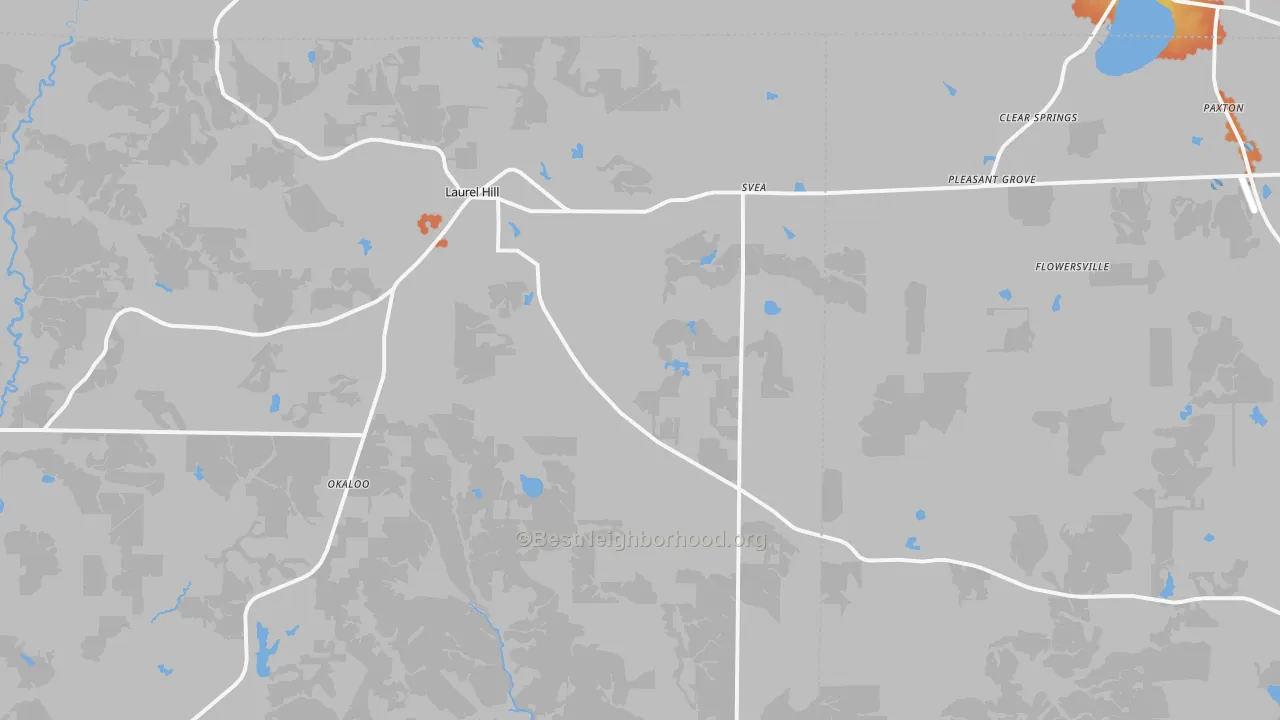 Bike Grade map of 32567, FL