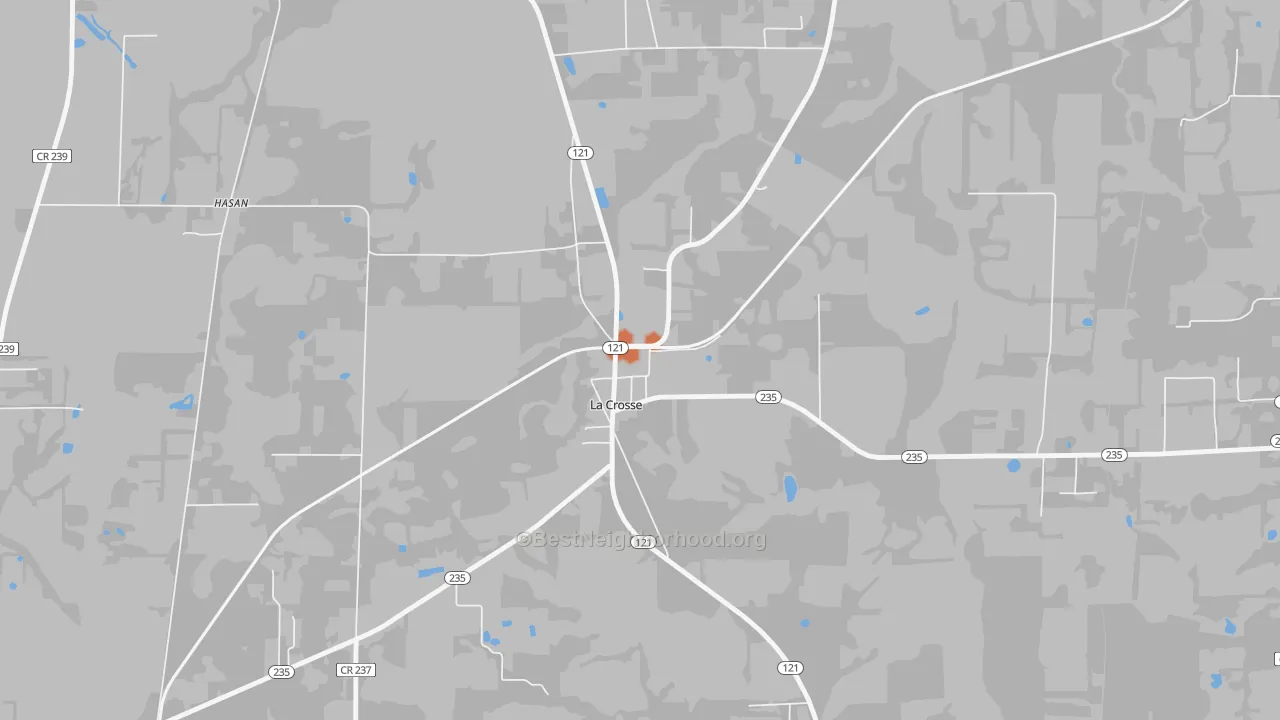Bike Grade map of 32658, FL