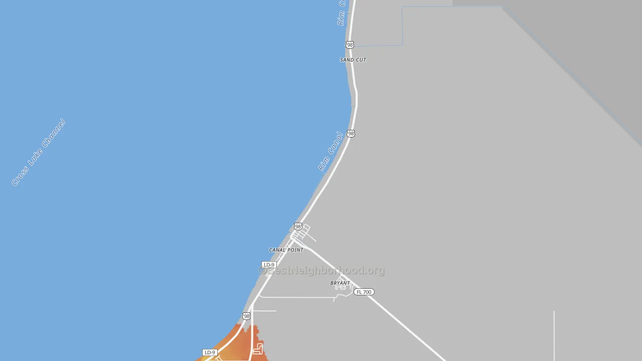 Bike Grade map of 33438, FL