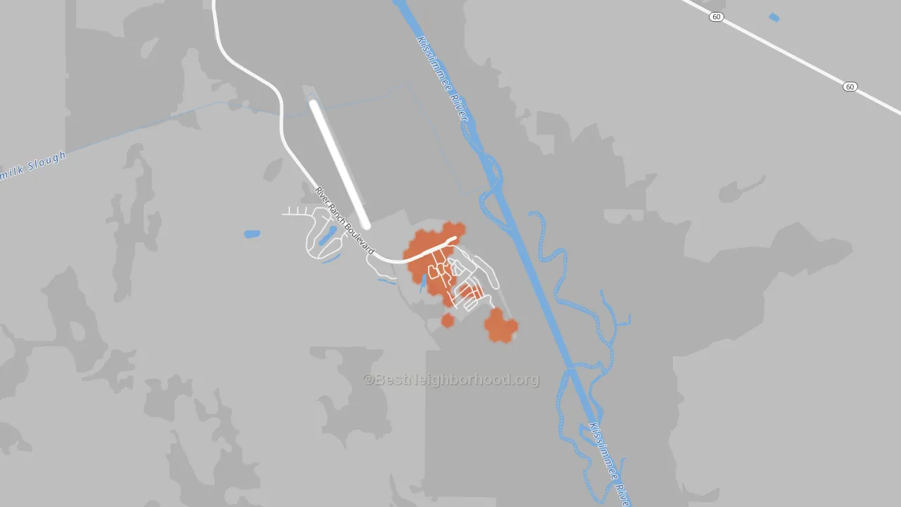 Bike Grade map of 33867, FL