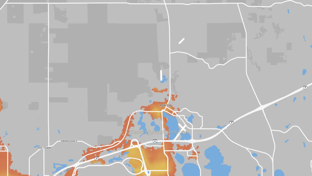 Bike Grade map of 33868, FL