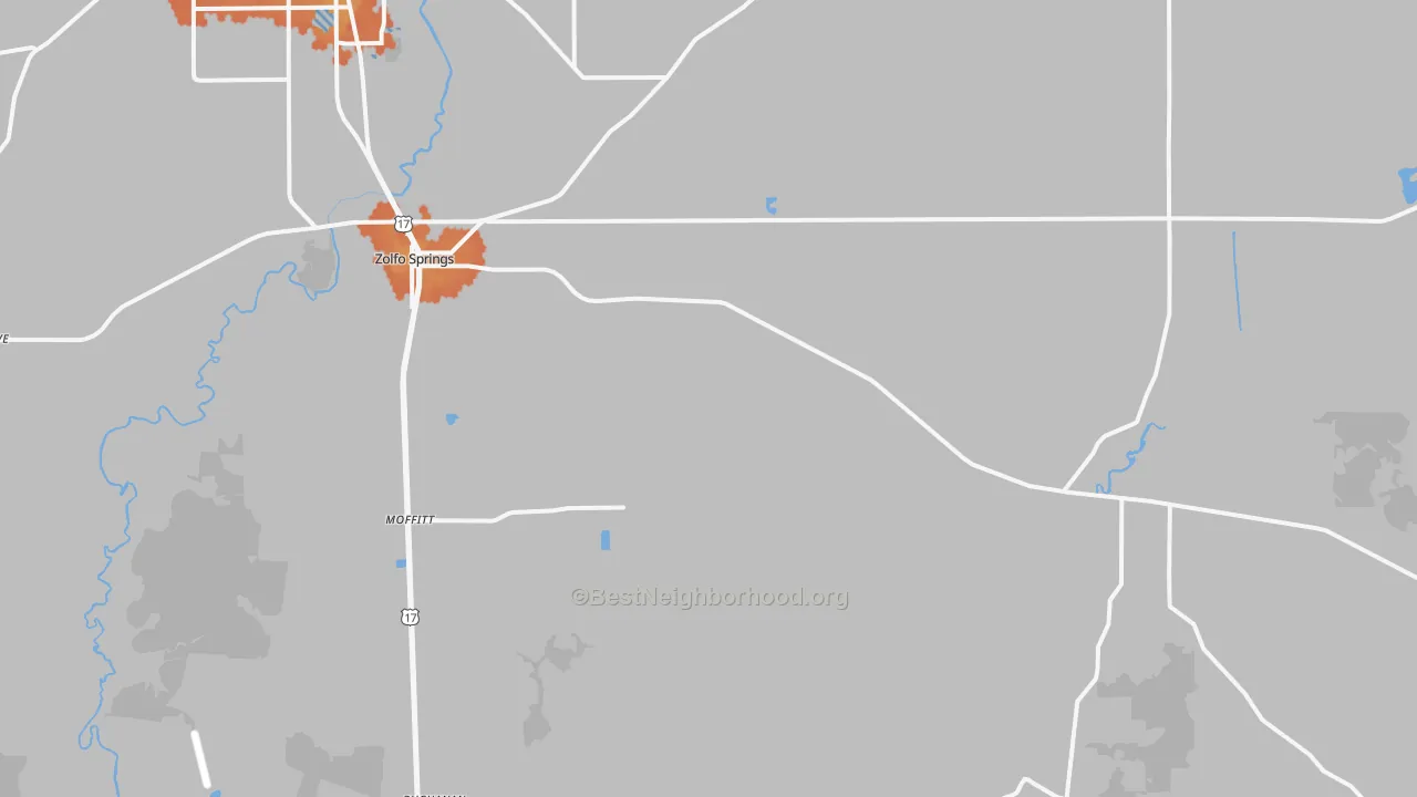 Bike Grade map of 33890, FL