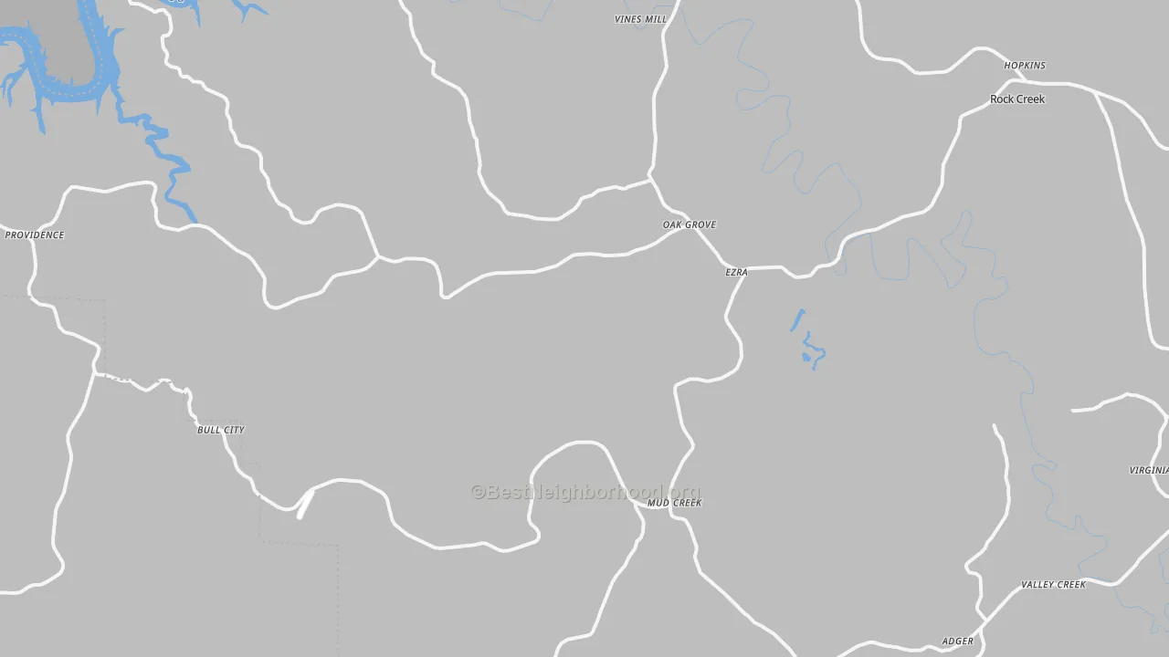 Bike Grade map of 35006, AL