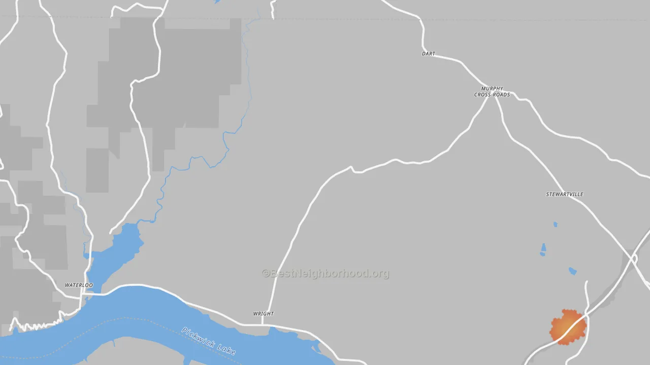 Bike Grade map of 35677, AL