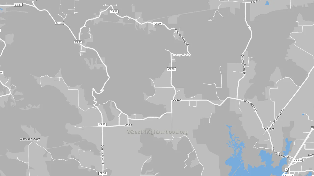 Bike Grade map of 35746, AL
