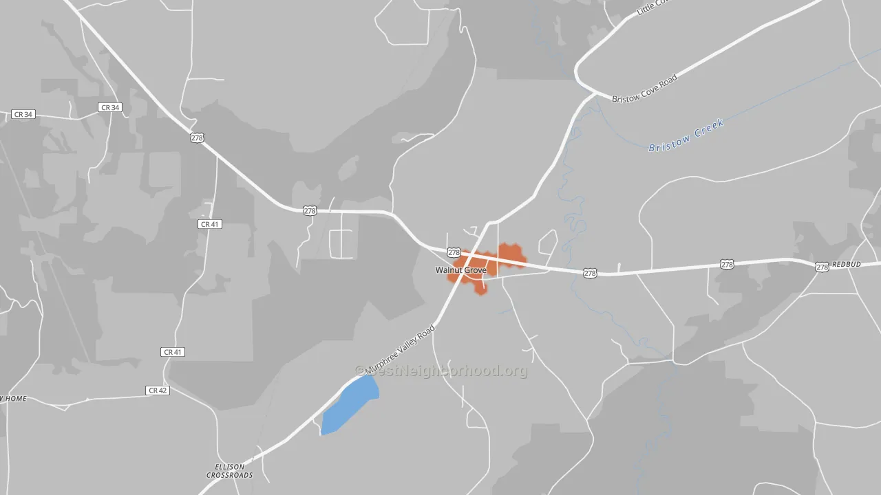 Bike Grade map of 35990, AL